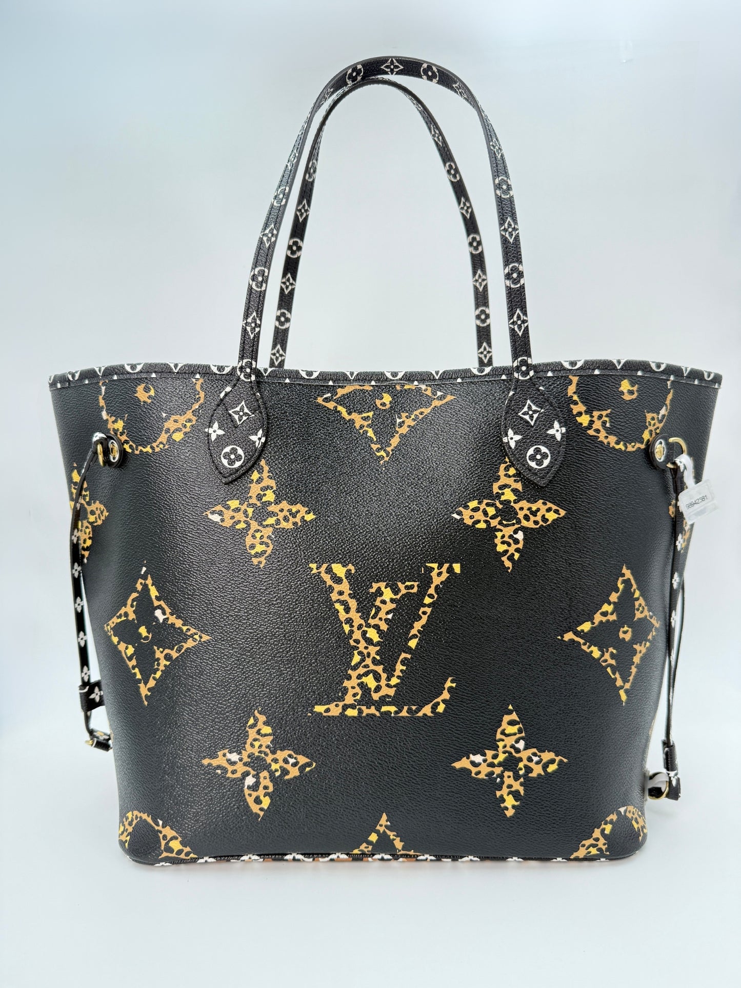 (AJ54) Louis Vuitton Monogram Jungle Neverfull MM, Gold Hardware
