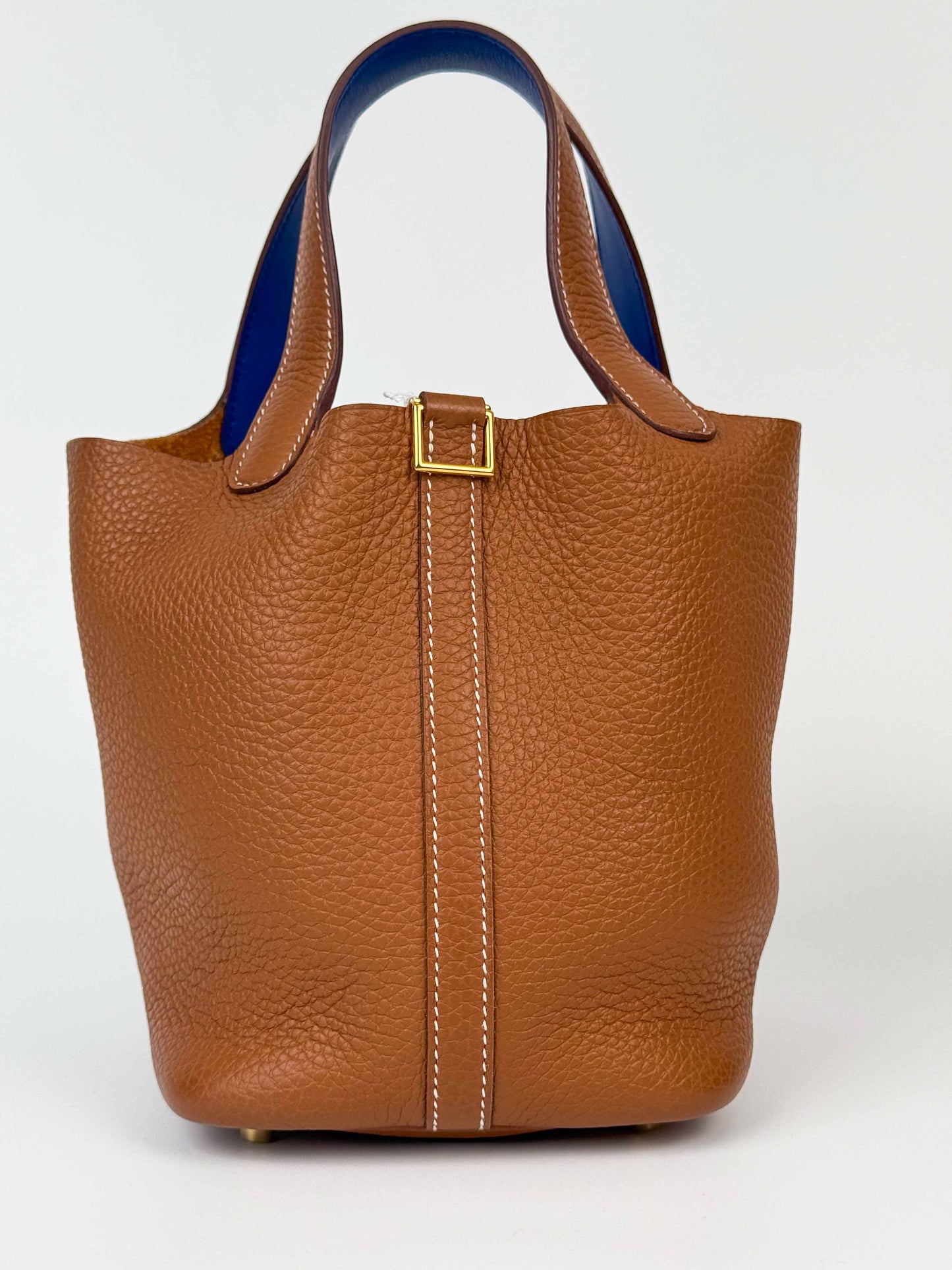 (A69) Hermès Gold Picotin 18 Bag with Gold Hardware