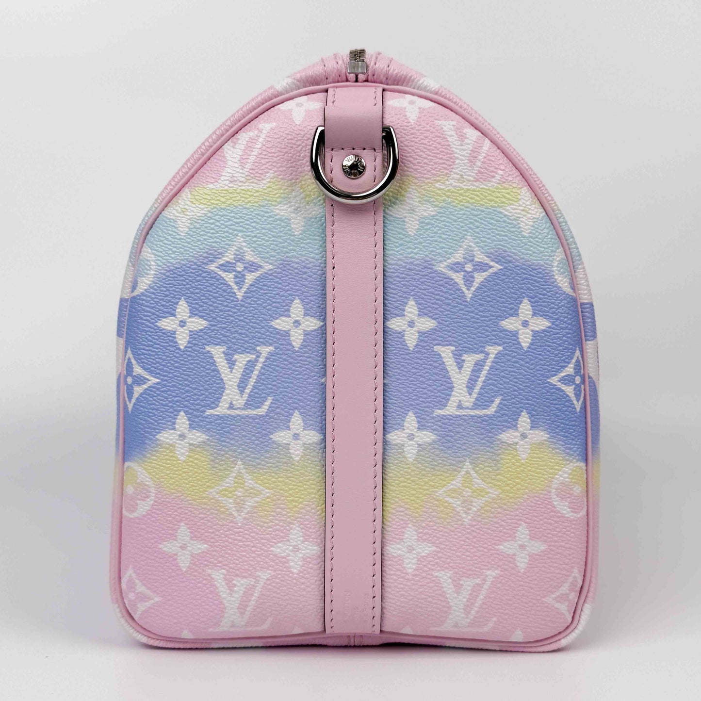 (A49) Louis Vuitton Pink Pastel Speedy Bandoulière Escale 30 Silver Hardware