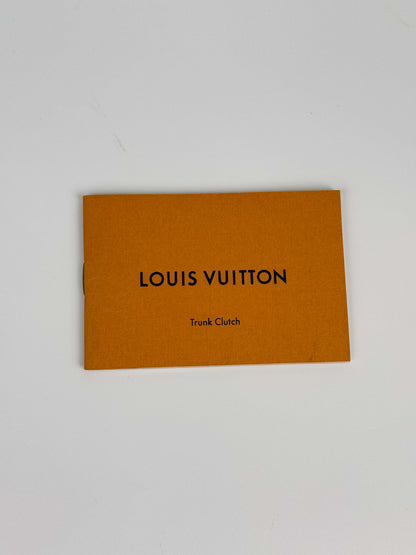 (A86) Louis Vuitton Soft Trunk Monogram Crossbody Bag Gold Hardware