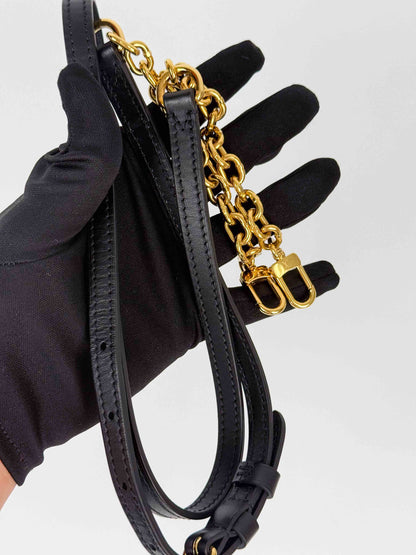 (A86) Louis Vuitton Soft Trunk Monogram Crossbody Bag Gold Hardware