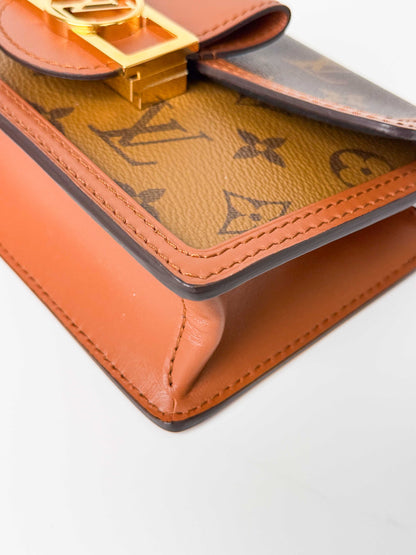 (A95) Louis Vuitton Mini Dauphine Gold Hardware