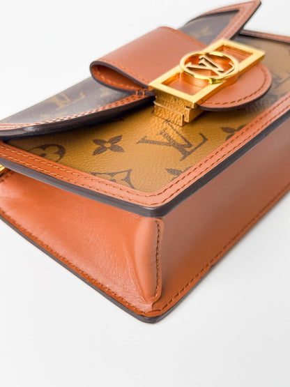 (A95) Louis Vuitton Mini Dauphine Gold Hardware