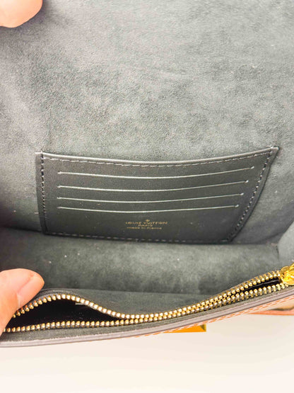(A95) Louis Vuitton Mini Dauphine Gold Hardware