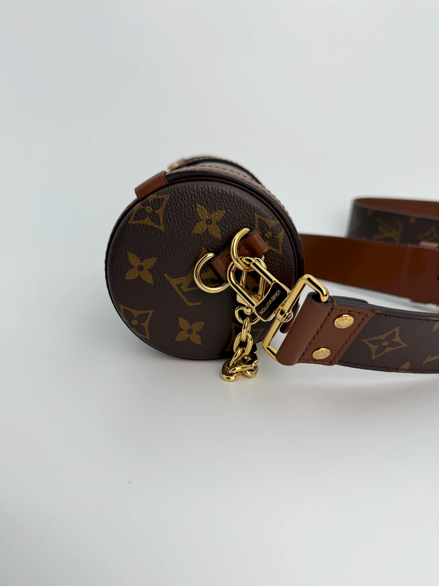 (AJ25) Louis Vuitton Monogram Papillon Trunk Bag, Gold Hardware