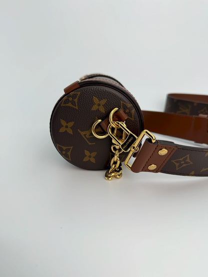 (AJ25) Louis Vuitton Monogram Papillon Trunk Bag, Gold Hardware
