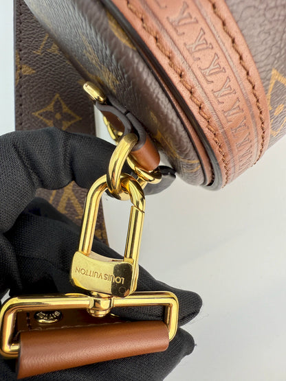 (AJ25) Louis Vuitton Monogram Papillon Trunk Bag, Gold Hardware