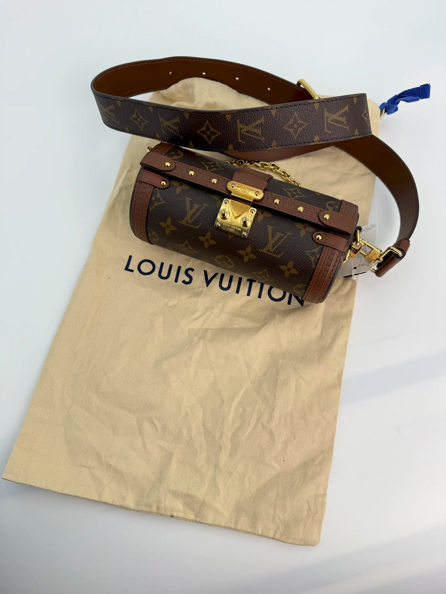 (AJ25) Louis Vuitton Monogram Papillon Trunk Bag, Gold Hardware