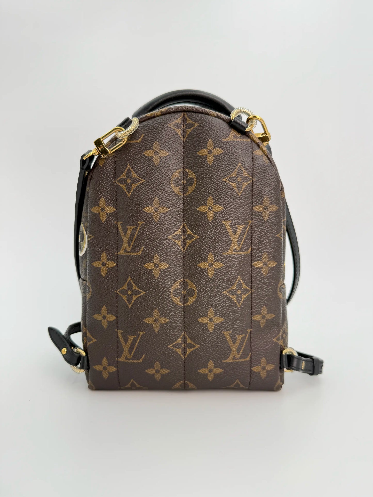 (AJ40) Louis Vuitton Palm Springs Mini Limited Love Lock, Gold Hardware