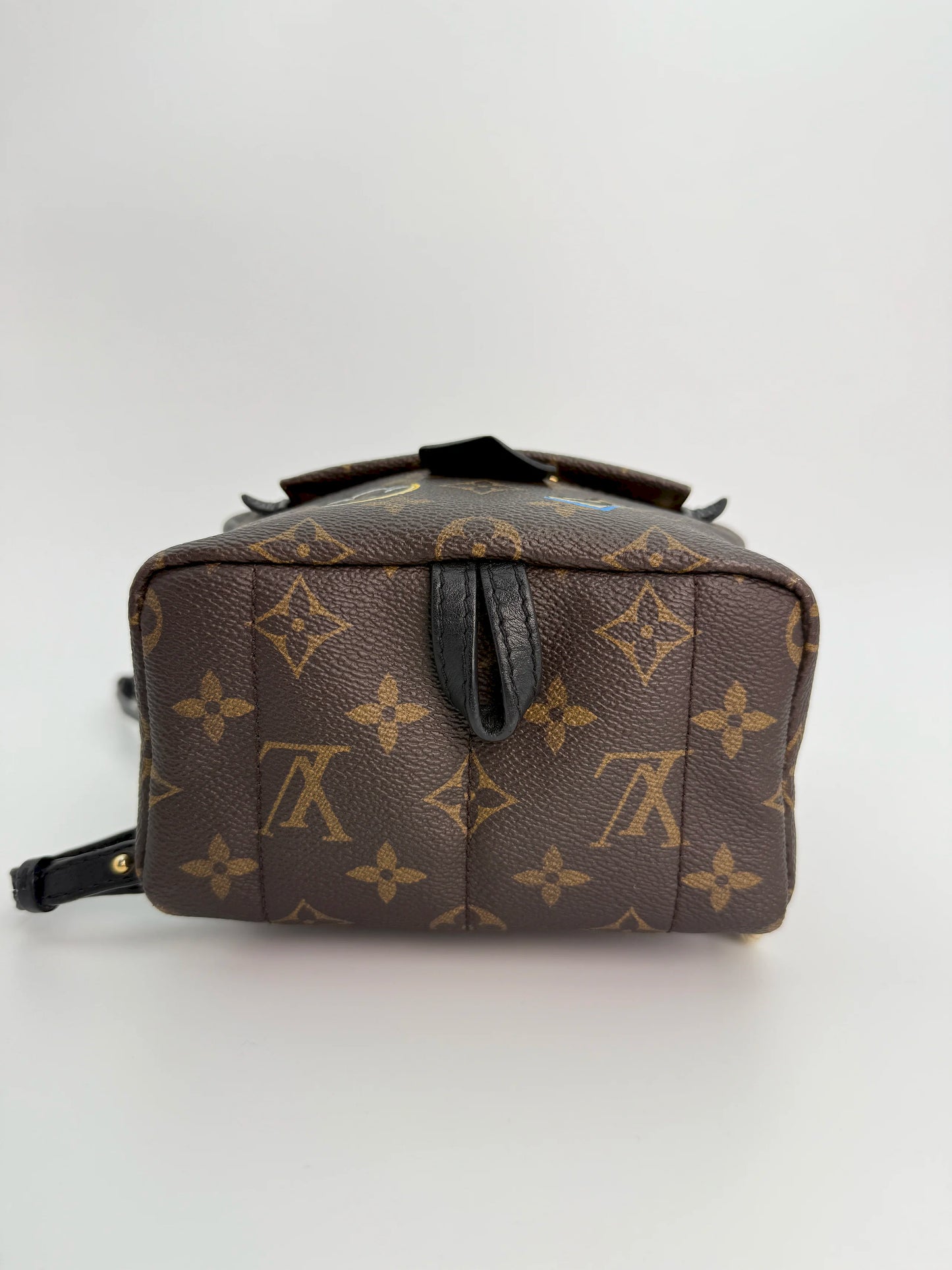(AJ40) Louis Vuitton Palm Springs Mini Limited Love Lock, Gold Hardware