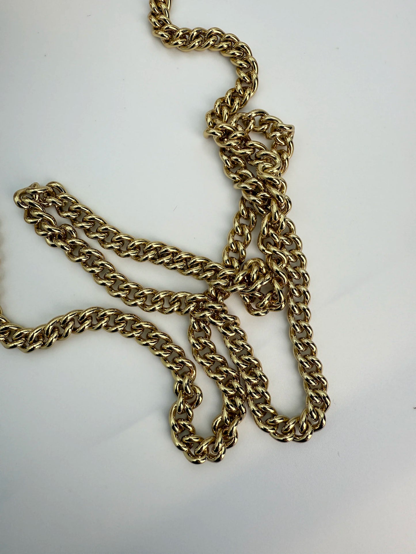(AJ44) Gucci Ivory Calf Leather Super Mini Sylvie Chain Shoulder Bag, Gold Hardware