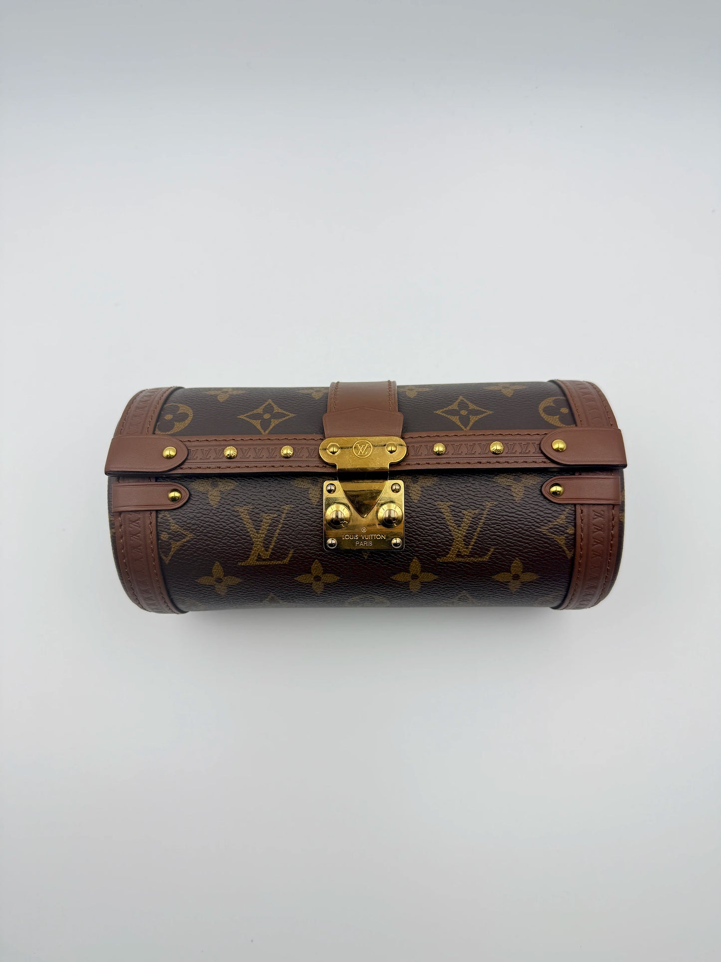(AJ25) Louis Vuitton Monogram Papillon Trunk Bag, Gold Hardware
