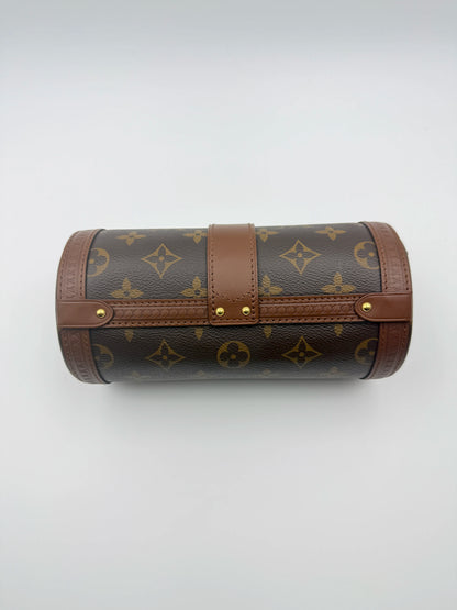 (AJ25) Louis Vuitton Monogram Papillon Trunk Bag, Gold Hardware