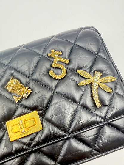(AJ66) Chanel Lucky Charm Wallet on Chain