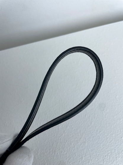(A23) YSL Black Cassandre Envelope Wallet on Chain Caviar Gold Hardware Removable Chain Strap