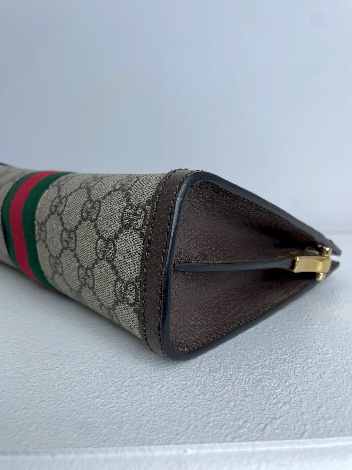 (A27) Gucci Ophidia GG Cherryline Bag Gold Hardware